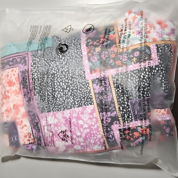 Dress Patchwork Bohemian Mini Dress Floral Adjustable spaghetti straps Size M - Picture 12 of 12